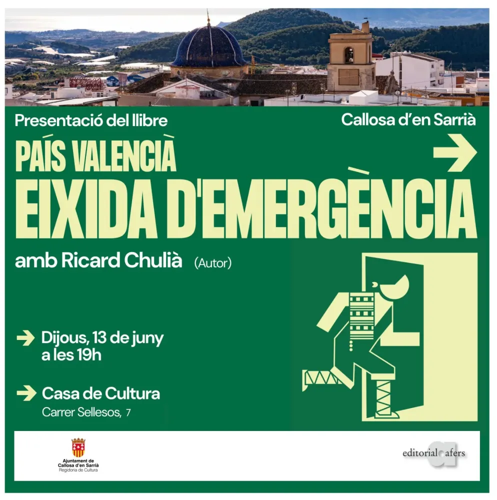 Presentación del libro "País Valencià Eixida D'emergència"