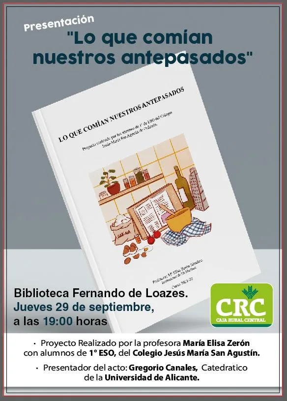Presentación del Libro: Lo que comían nuestros antepasados