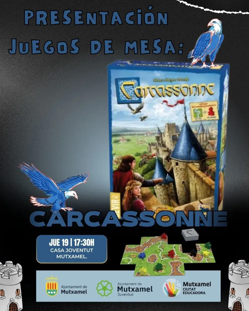 Presentación juegos de mesa: Carcassonne