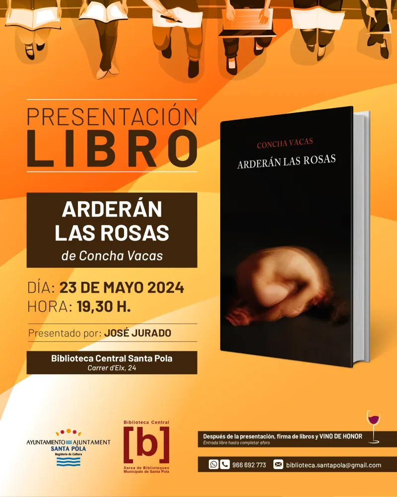 Presentación Libro "Arderán las Rosas" en Santa Pola