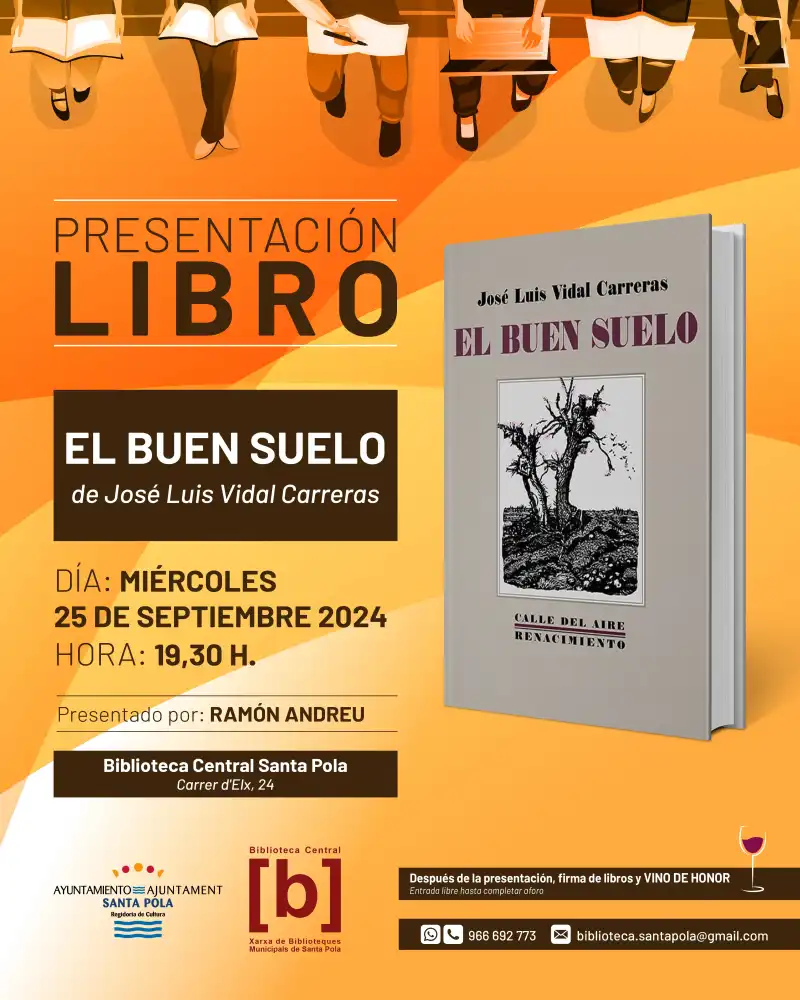Presentación libro "El Buen Suelo" de José Luis Vidal Carreras
