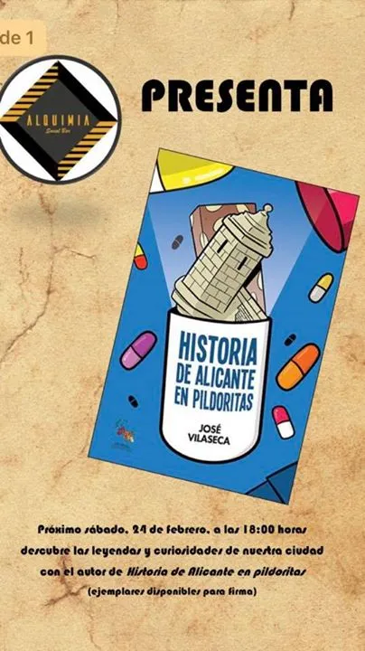 Presentación libro "Historias de Alicante en pildoritas"