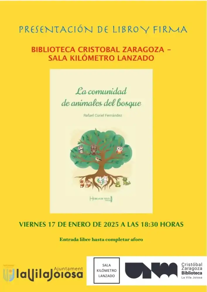 Presentación literaria " La comunidad de animales del bosque"