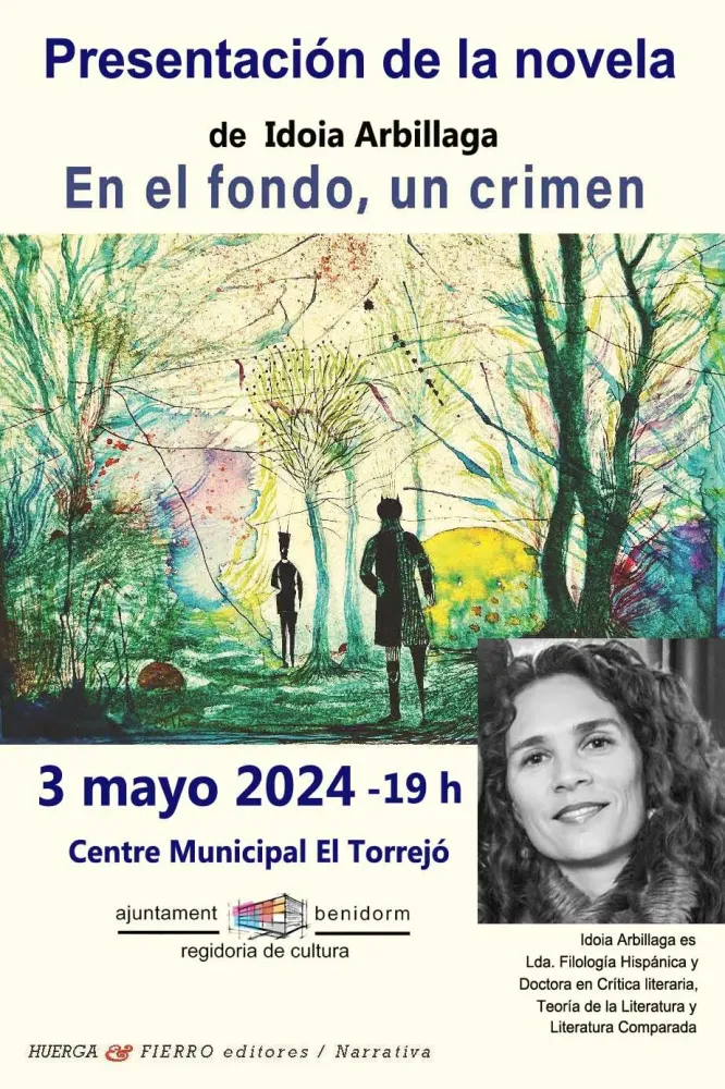 Presentación literaria "En el fondo, un crimen" de Idoia Arbillaga