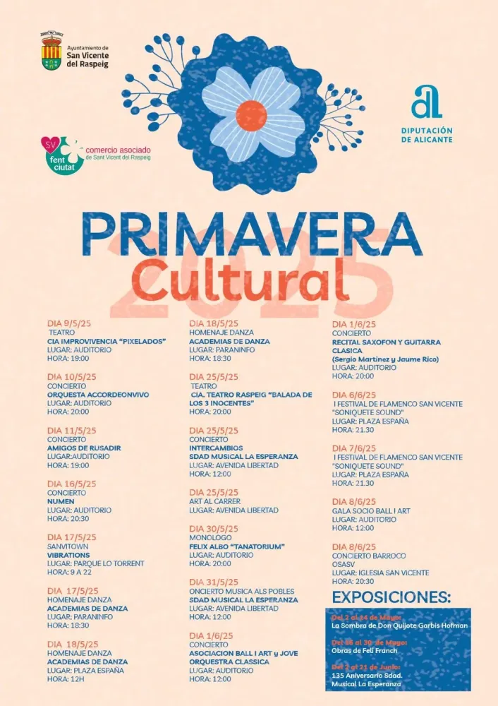 Primavera Cultural San Vicente del Raspeig 2025