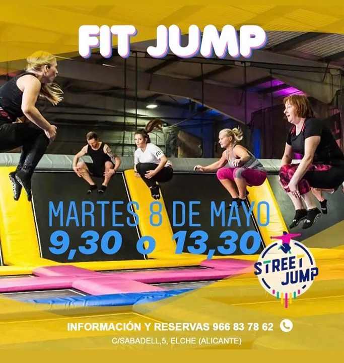 Primera Clase Fit Jump en Street Jump