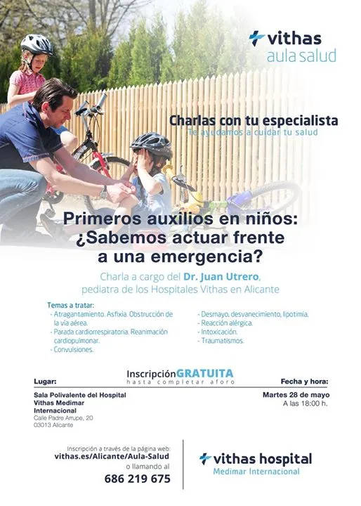 Primeros auxilios en niños