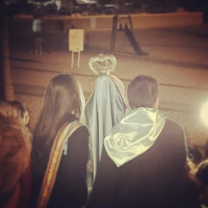 Processó de l'Alba i Missa Solemne en Benidorm