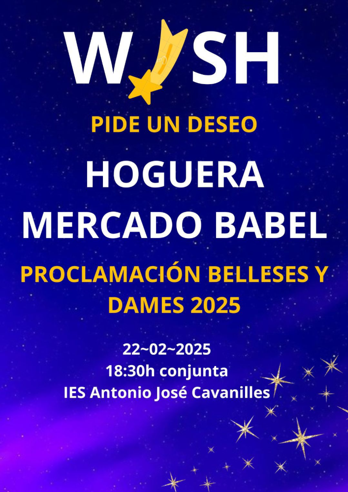 Proclamació Belleses i Dames 2025 Hoguera Mercado Babel