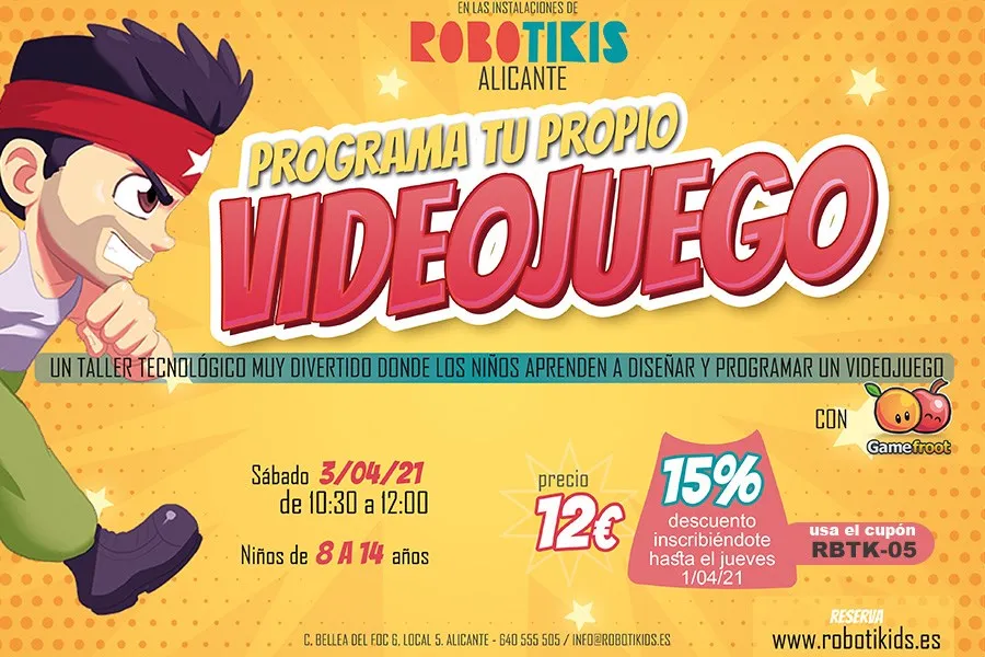 Programa tu propio videojuego