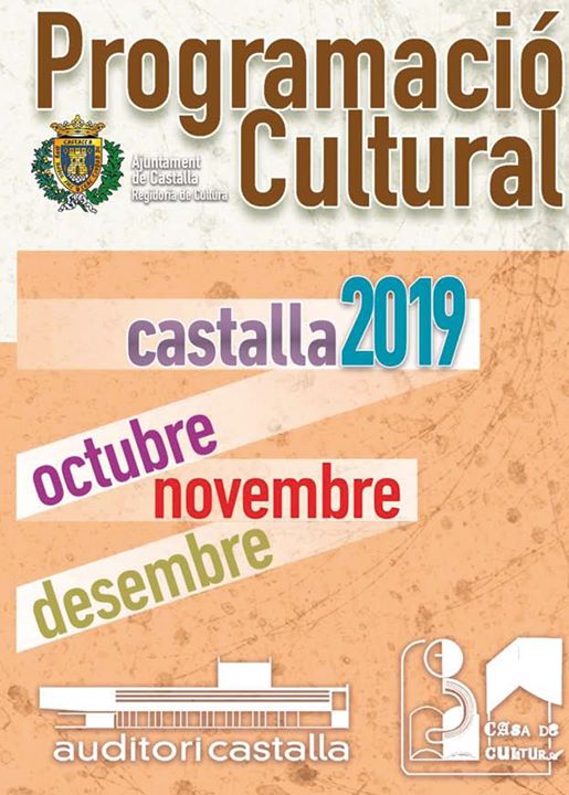 Programación Cultural Castalla Octubre-Diciembre 2019