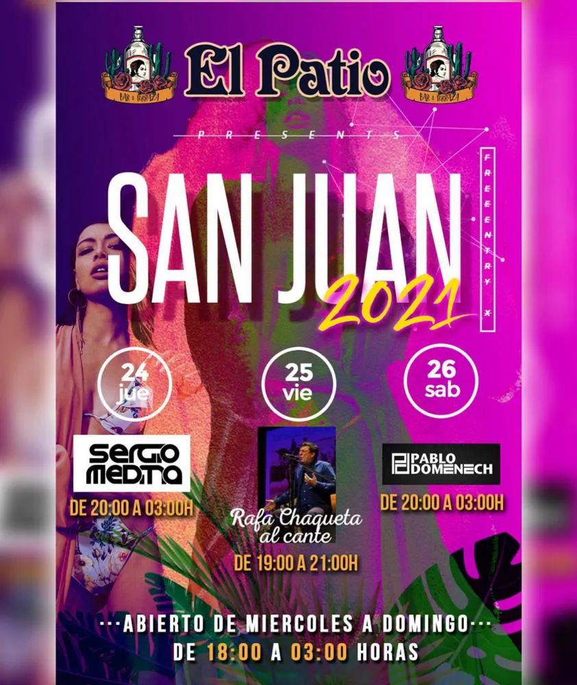 Programación de El Patio de San Juan - junio
