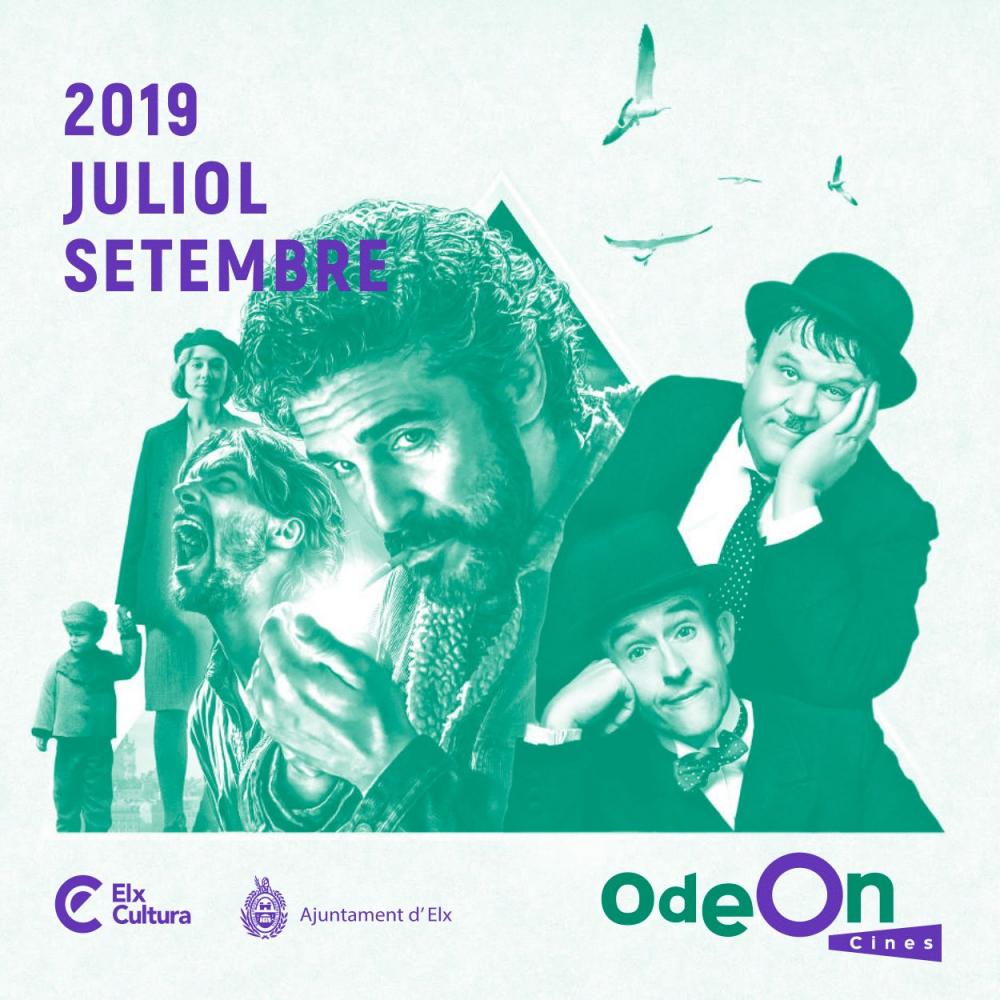 Programación de julio y septiembre de 2019 de los cines Odeon de Elche