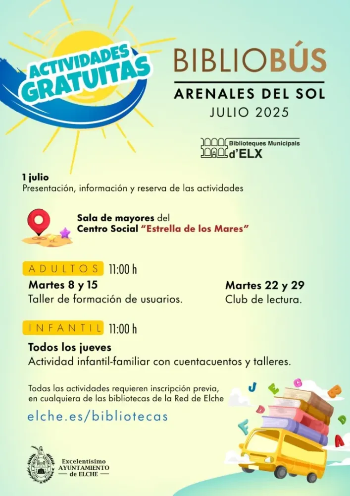 Programación estival Arenales del Sol 2025