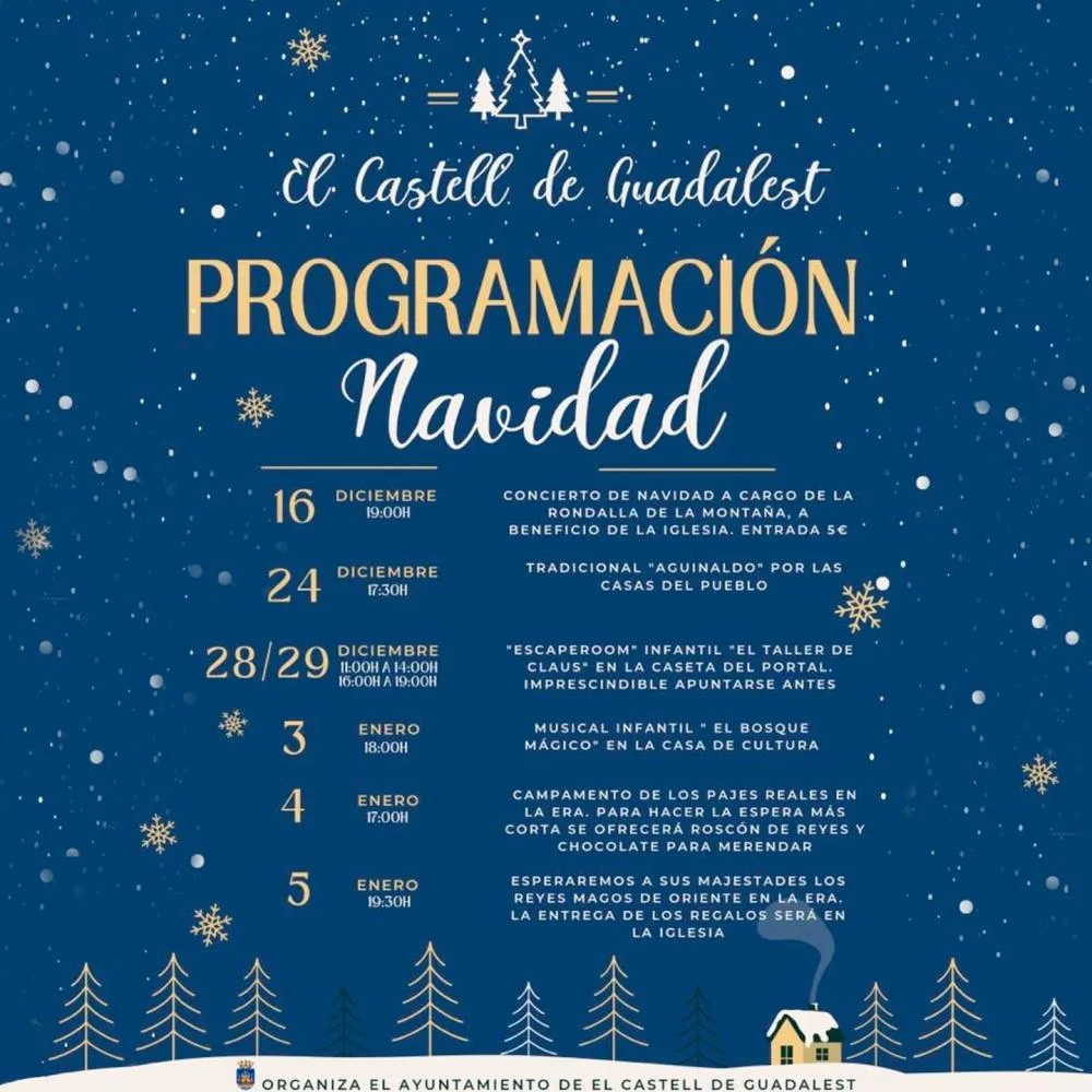 Programación Navidad el Castell de Guadalest