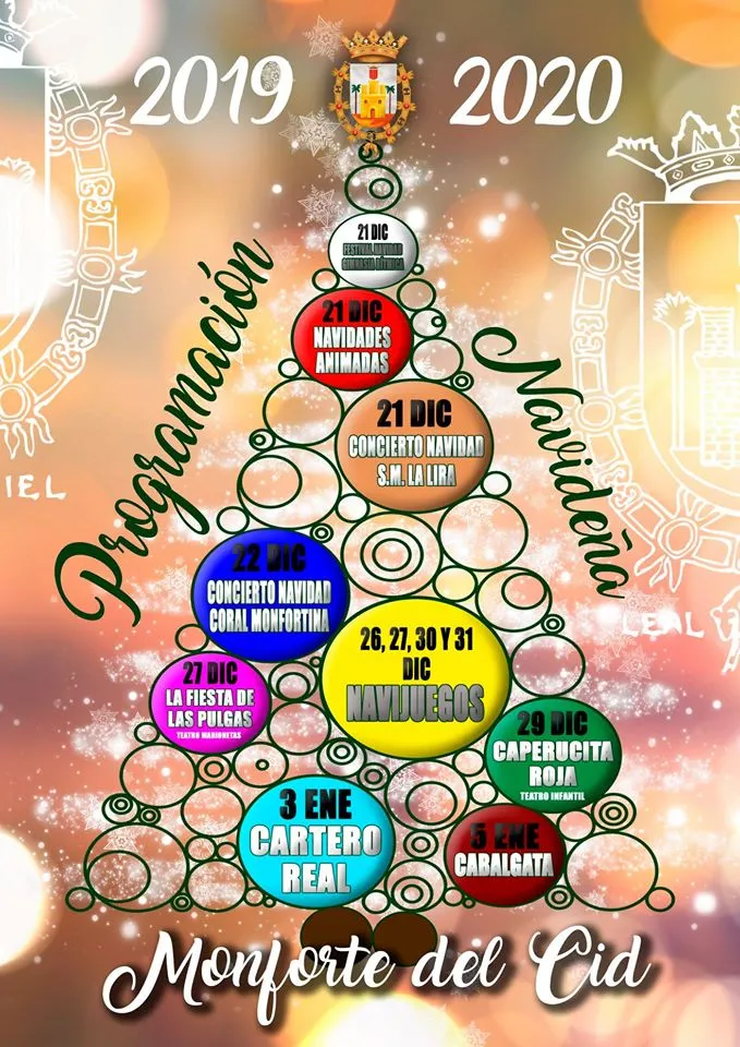 Programación Navideña 2019-2020 Monforte del Cid