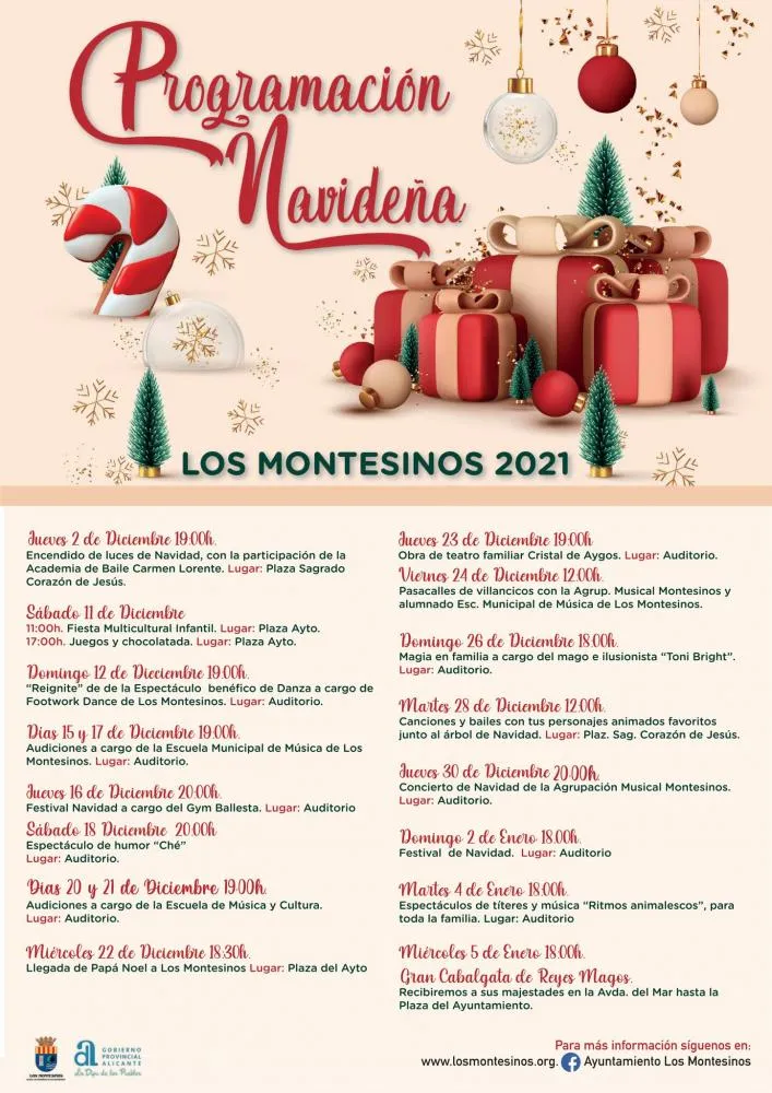 Programación Navideña de Los Montesinos