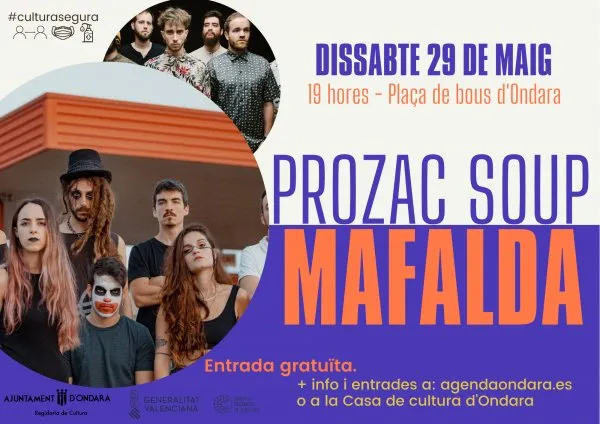 Prozak i Mafalda en concierto en Ondara