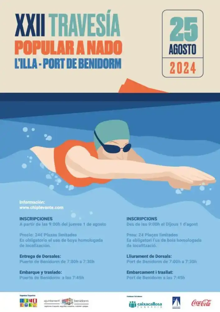 Prueba Travesia a Nado L'Illa-port de Benidorm