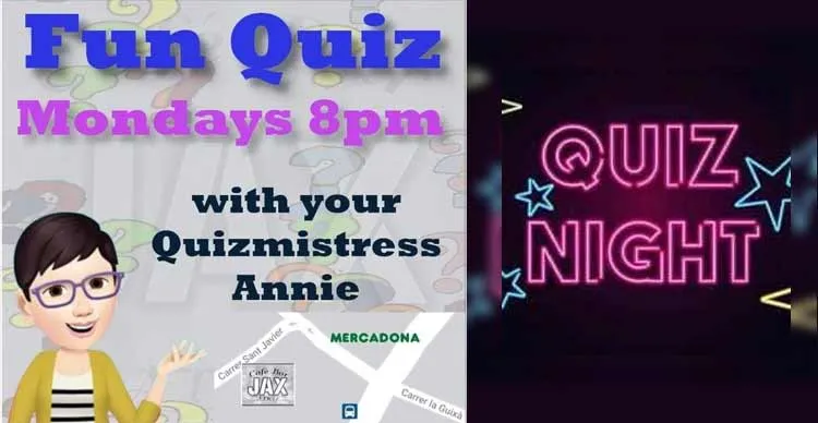 Pub Quiz @ Jax Cafe Bar Albir