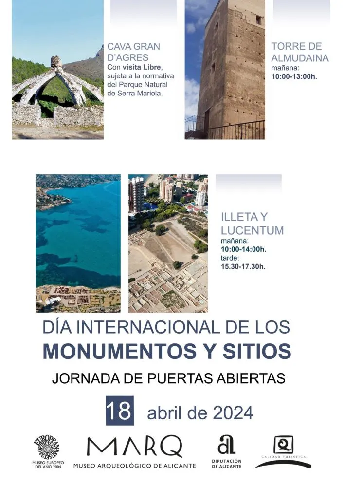 Puertas abiertas en el "Día Internacional de los Monumentos y Sitios Arqueológicos" Alicante 2024