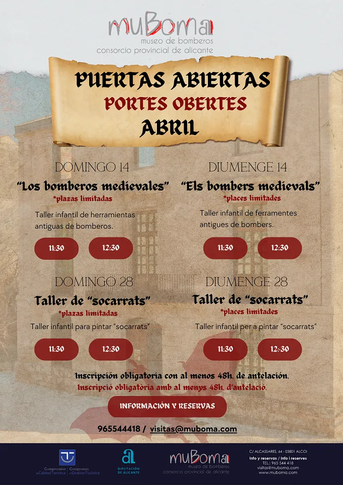 Puertas abiertas en el MuBoma: Abril medieval