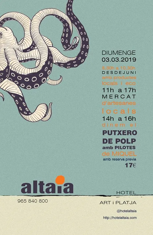 Putxero Polp amb Pilotes i Mercat d'artesanes