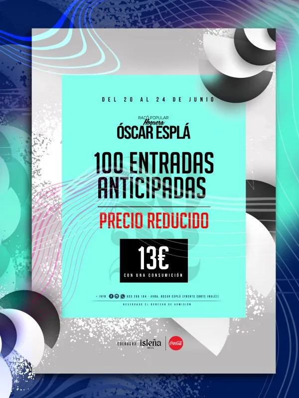 Racó Popular Hoguera Óscar Esplá 2022 - Pulseras anticipadas