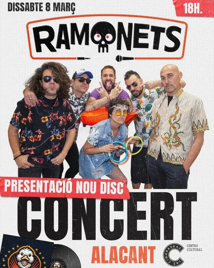 Ramonets en concierto . 1, 2, 3 QUA!