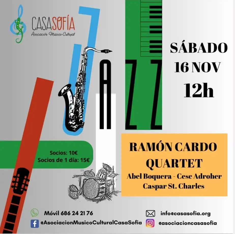 Ramón Cardo Quartet en Casa Sofía