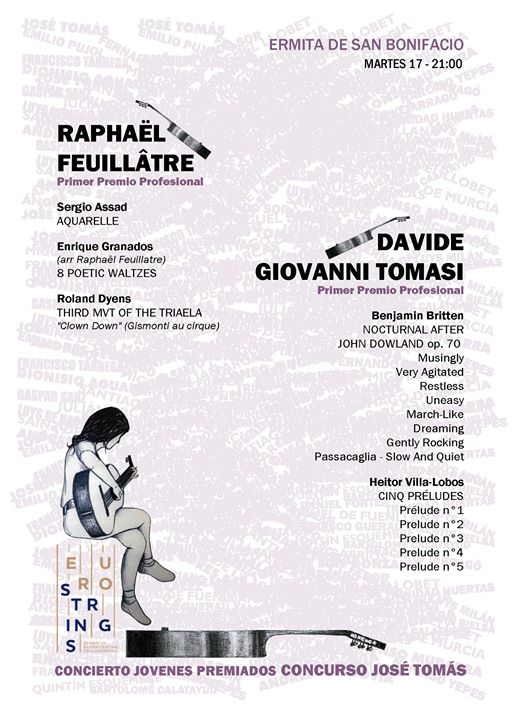 Raphaël Feuillâtre, Davide y Giovanni Tomasi en concierto en Petrer
