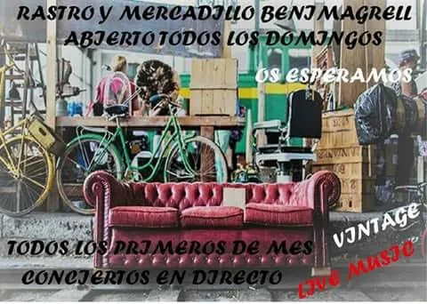 Rastro Vintage Benimagrell 18 de febrero 2018