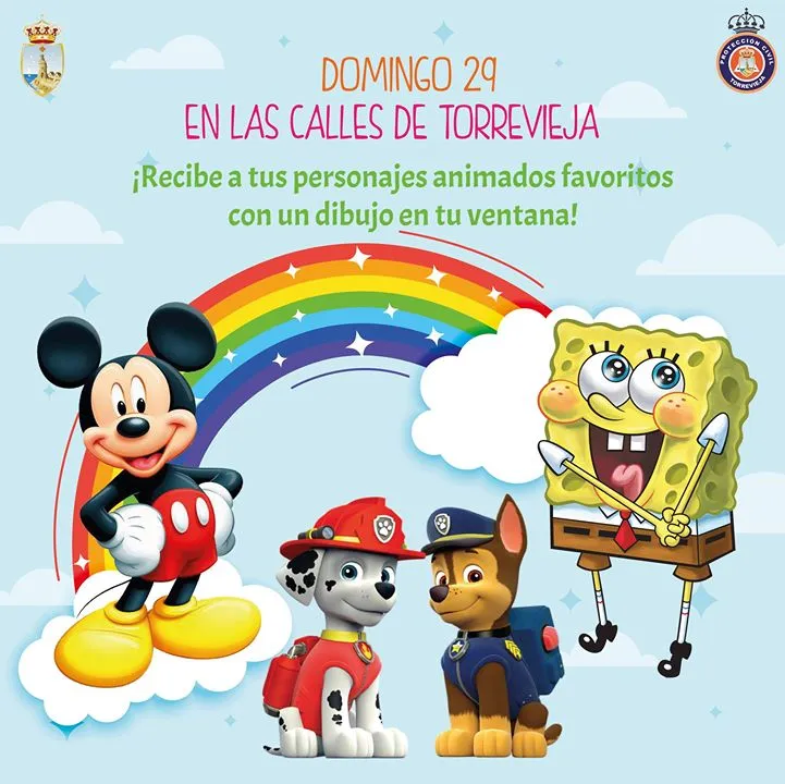 Recibe a tus personajes favoritos desde tu balcón en Torrevieja