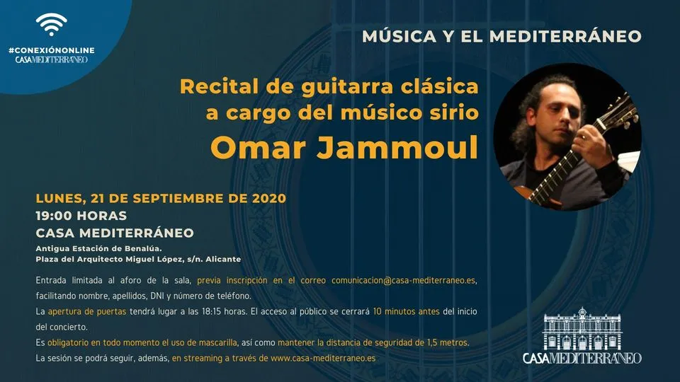 Recital de guitarra de Omar Jammoul