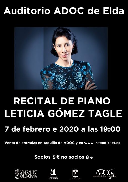 Recital de piano: Leticia Gómez-Tagle
