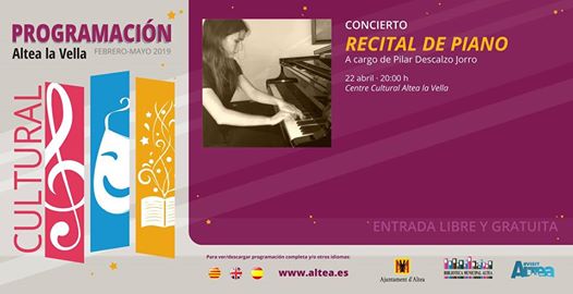 Recital de piano: Pilar Descalzo Jorro