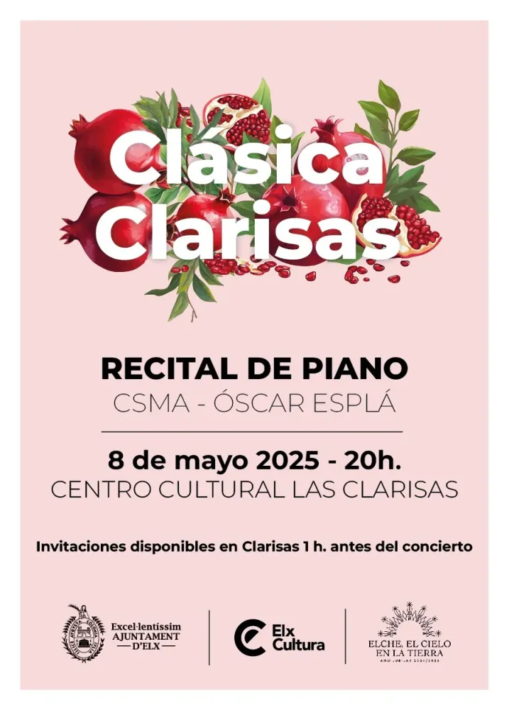 Recital de piano CSMA Óscar Esplá