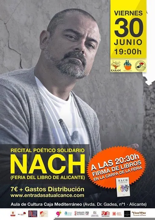 Recital de poesía de Nach