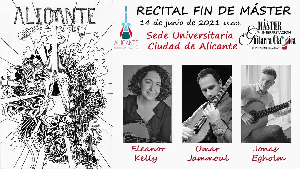 Recital Fin Máster Guitarra Clásica Alicante - 14 junio