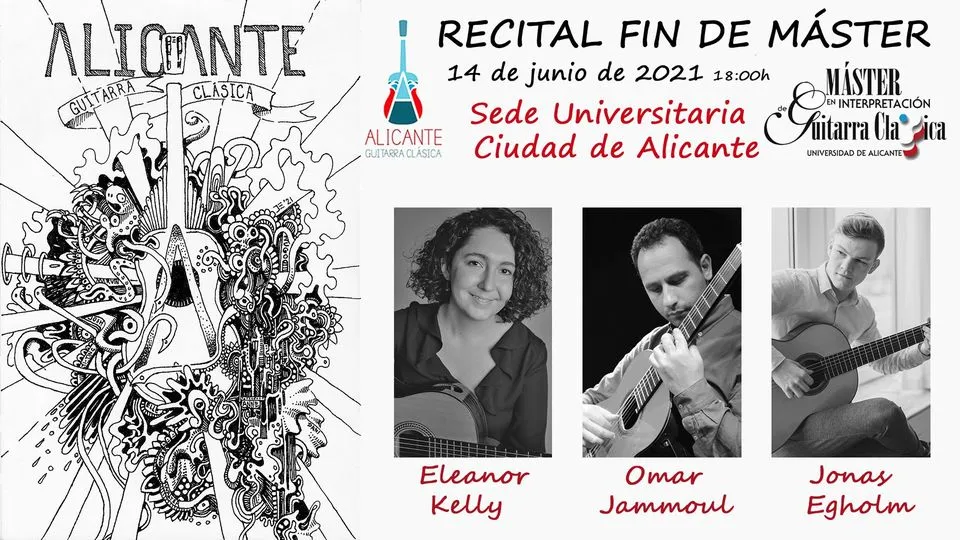 Recital Fin Máster Guitarra Clásica Alicante - 14 junio