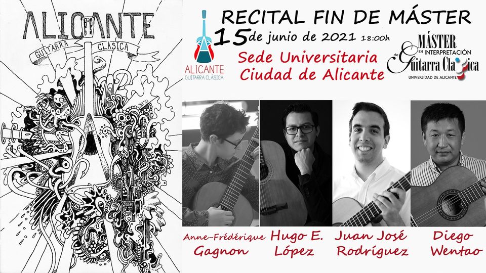 Recital Fin Máster Guitarra Clásica Alicante - 15 junio