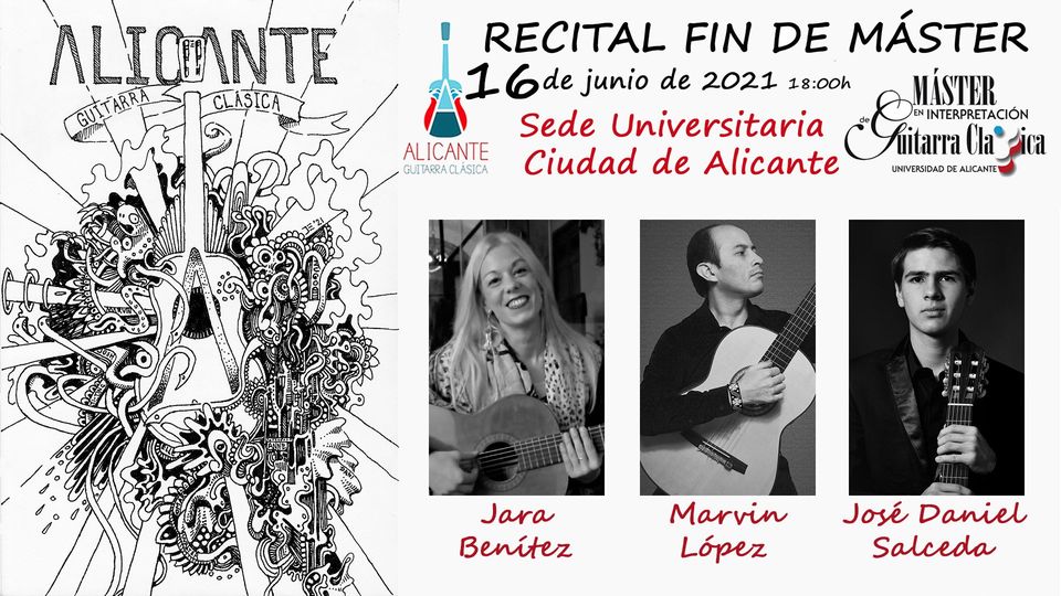 Recital Fin Máster Guitarra Clásica Alicante - 16 junio