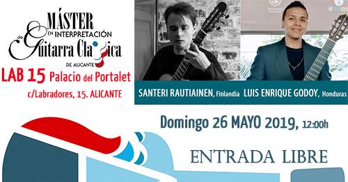 Recital Guitarra Santeri Rautiainen y Luis Enrique Godoy