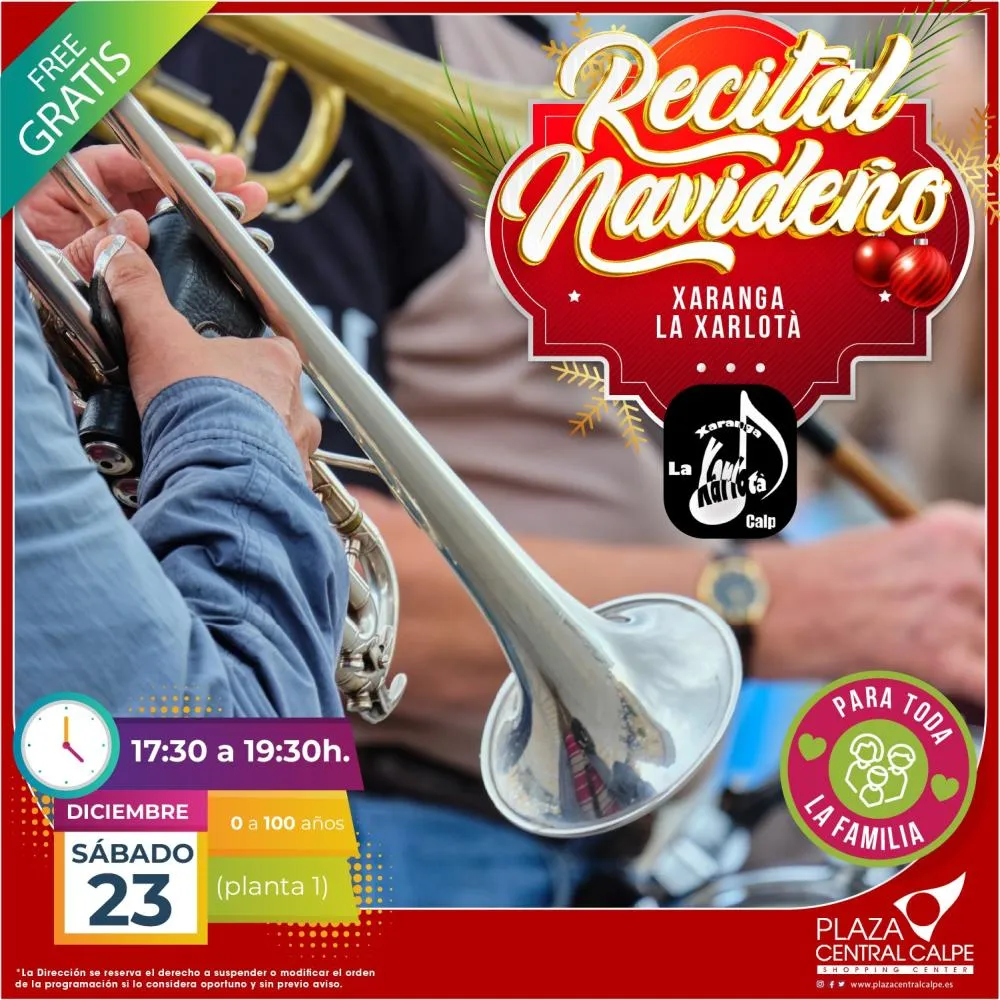 Recital Navideño Xaranga la Xarlotà