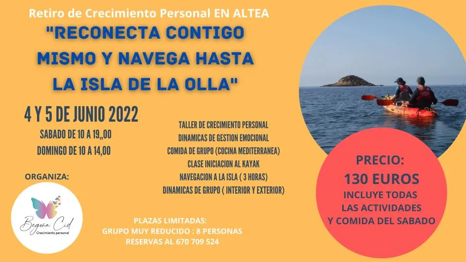 Reconecta contigo y navega hasta la Isla de La Olla