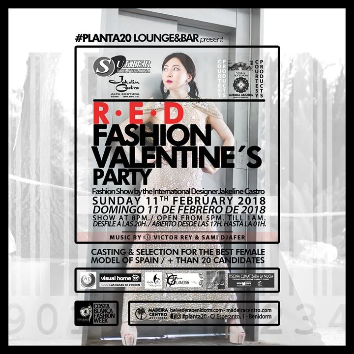 Red Fashion Valentine's Party en Benidorm