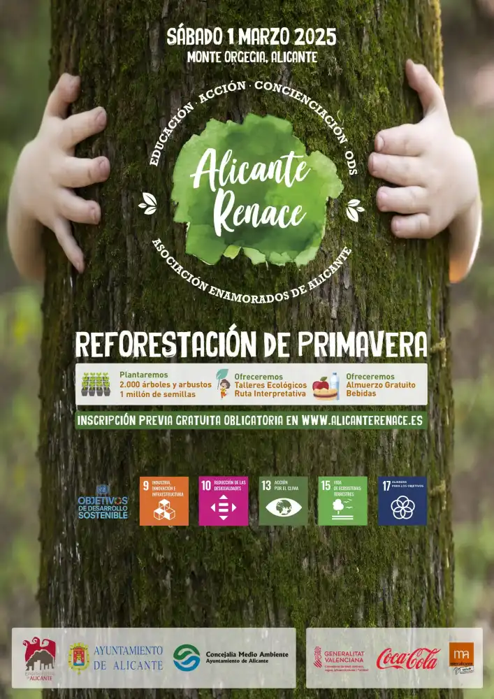 Reforestación de Primavera 2025 – «Alicante Renace» Monte Orgegia