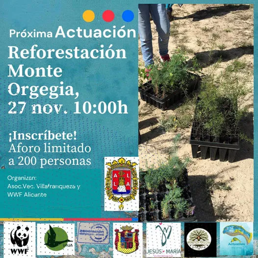 Reforestación Monte Orgegia