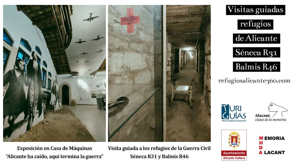 Refugios Guerra Civil Séneca R31 y Balmis R46 Visita guiada Alicante