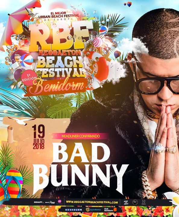 Reggaeton Beach Festival Benidorm 2018 RBF